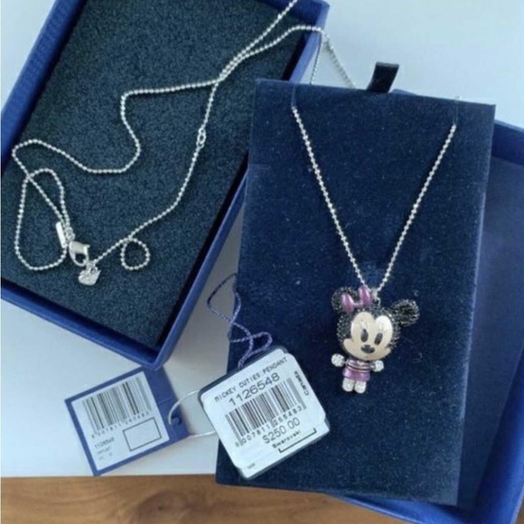 Swarovski Crystal Minnie Mouse Cuties Necklace - Picture 2 of 3